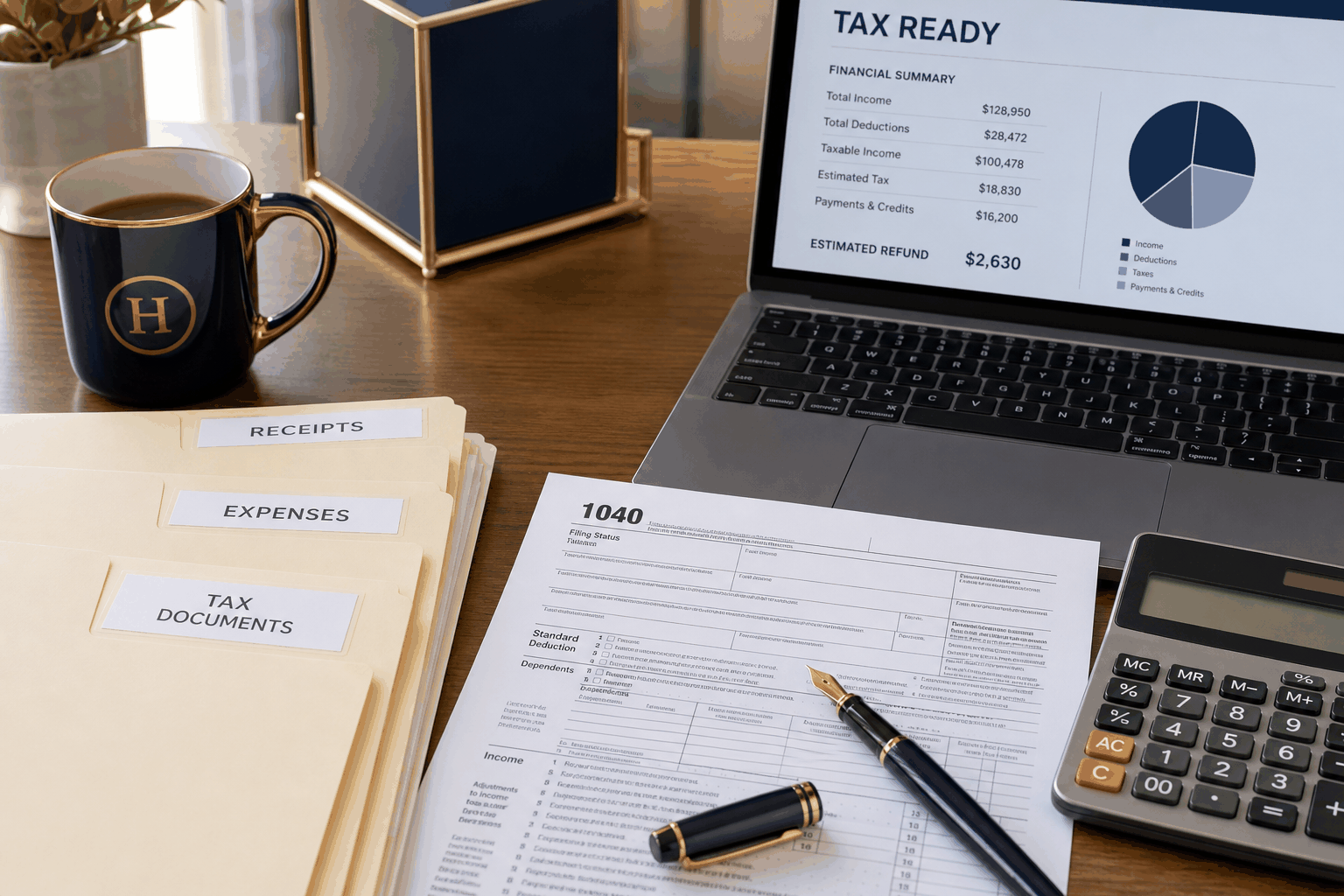 Organized financial documents and a 990-ready reporting summary for a nonprofit organization.